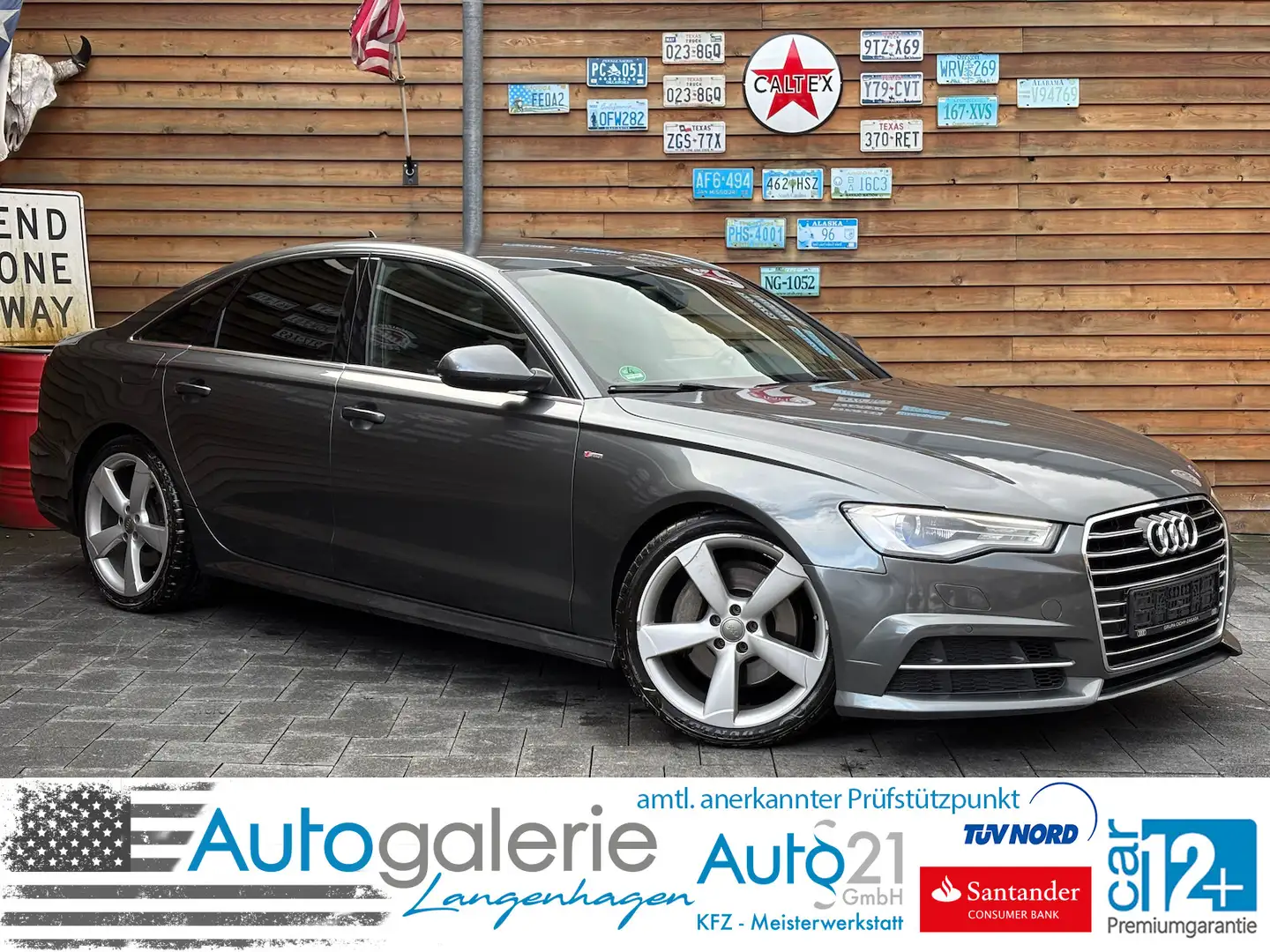 Audi A6 3.0 TDI S-line Kamera Navi LED Alcantara Grau - 1