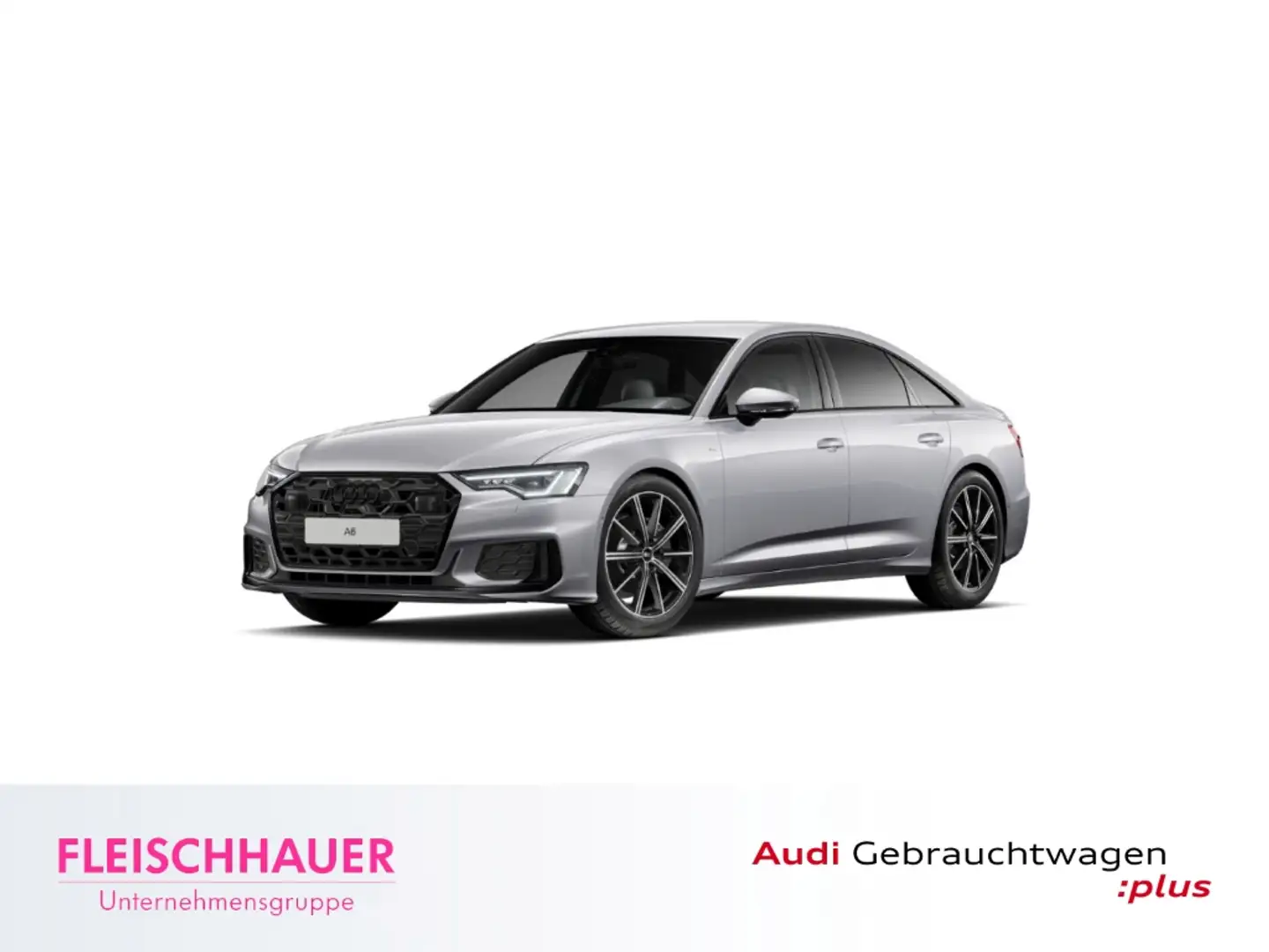 Audi A6 Lim 45 TFSI S line MATRIX+ACC+NAVI+RFK+OPTIK-SCHWA Silber - 2