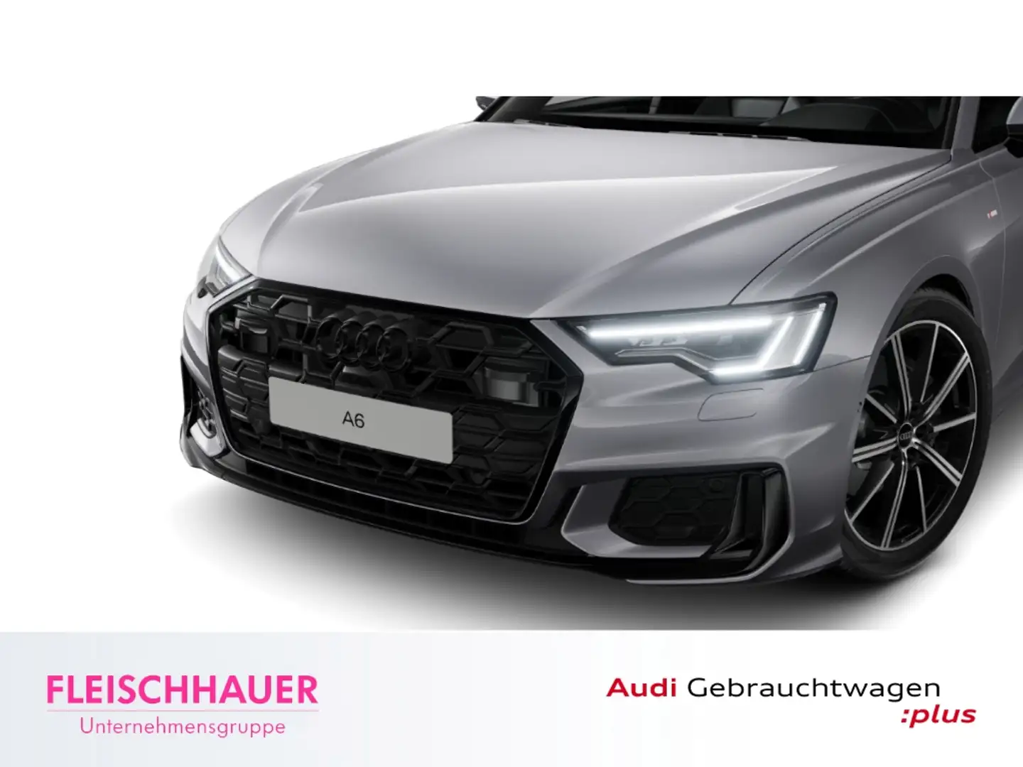 Audi A6 Lim 45 TFSI S line MATRIX+ACC+NAVI+RFK+OPTIK-SCHWA Silber - 1