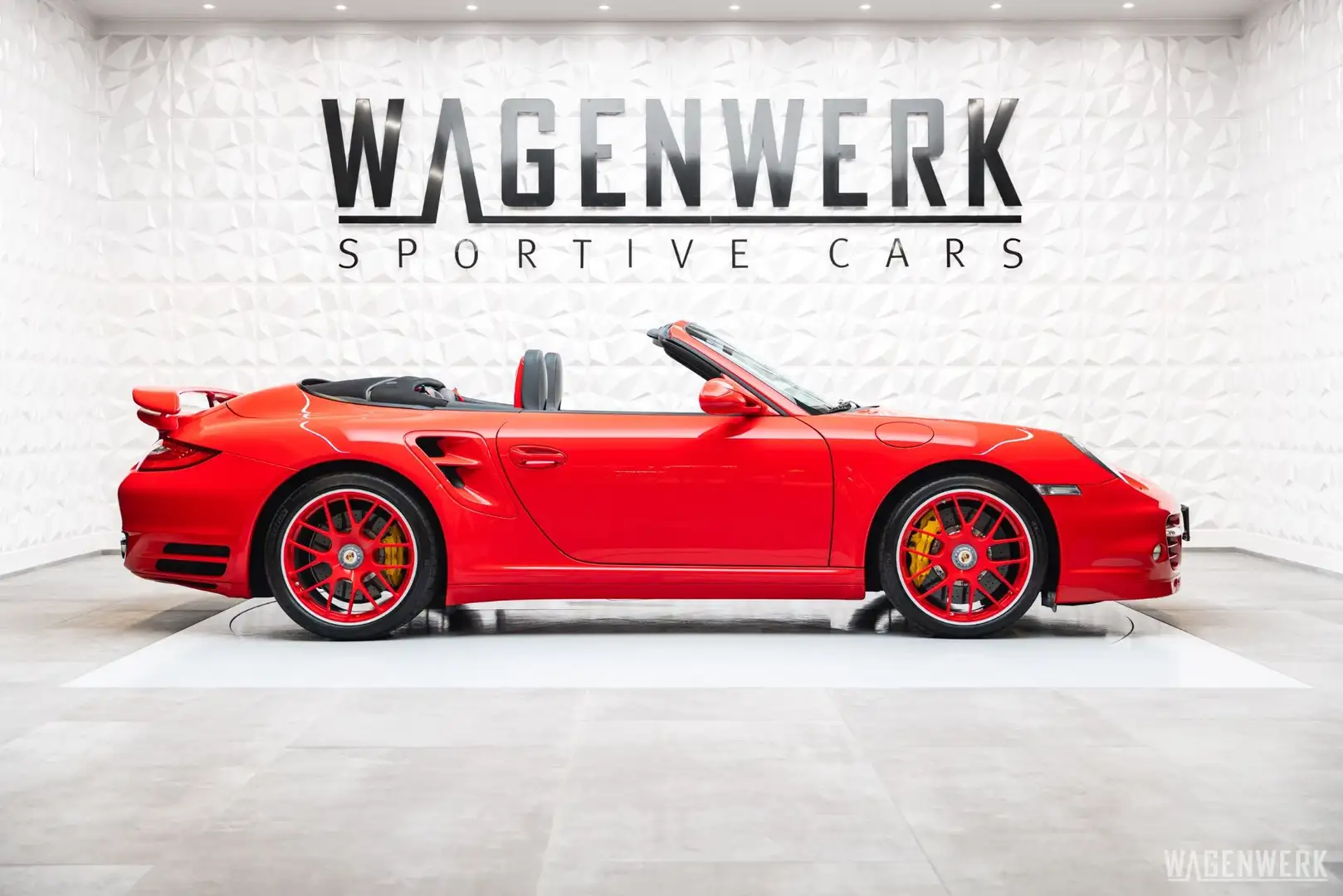Porsche 997 Turbo Cabrio PDK 1.HAND EXCLUSIVE-MANUFAKTUR PCCB Rot - 2