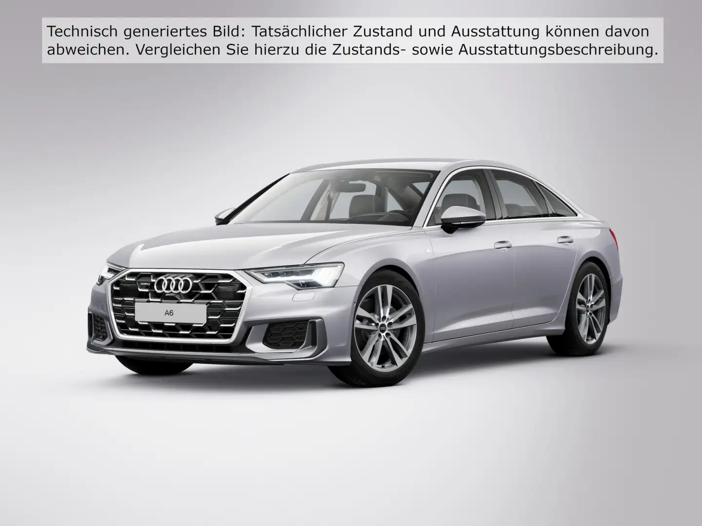 Audi A6 S line 50 TDI quattro 210(286) kW(P Silber - 2