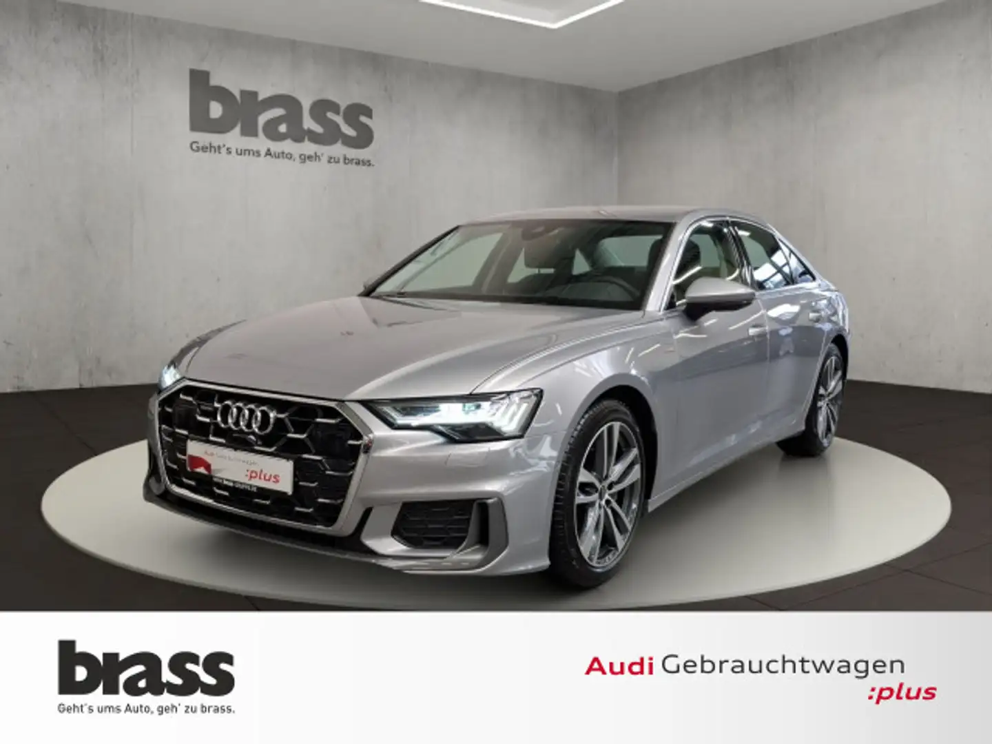 Audi A6 S line 50 TDI quattro 210(286) kW(P Silber - 1
