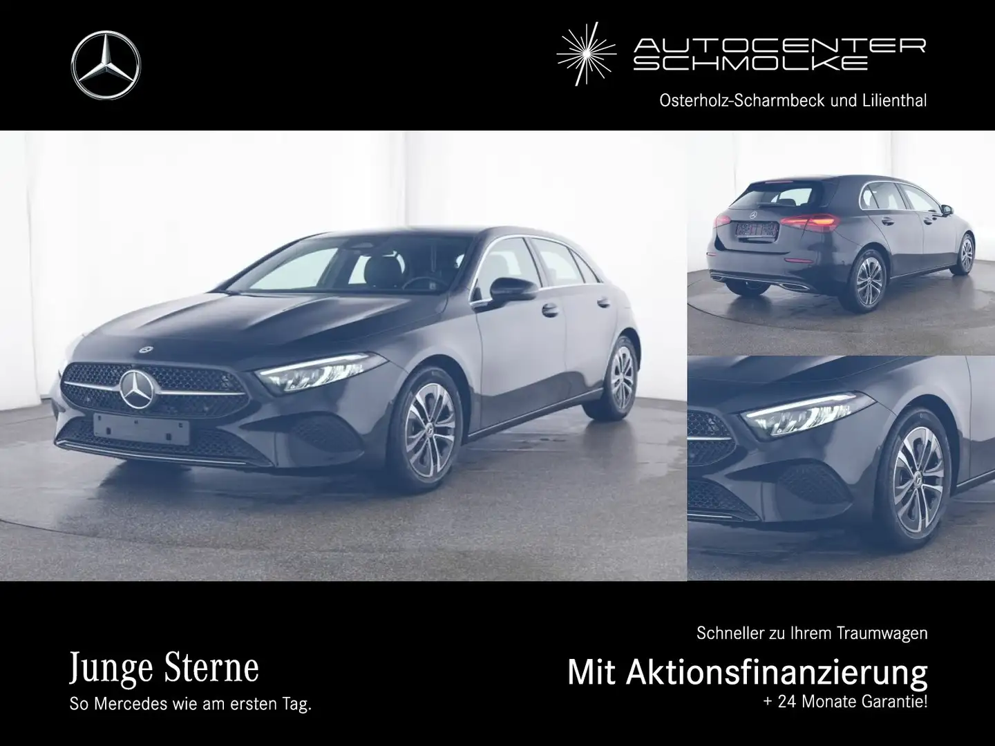 Mercedes-Benz A 200 A 200 PROGRESSIVE ADVANCED*AHK*SMARTPHONE INTEGR Schwarz - 1