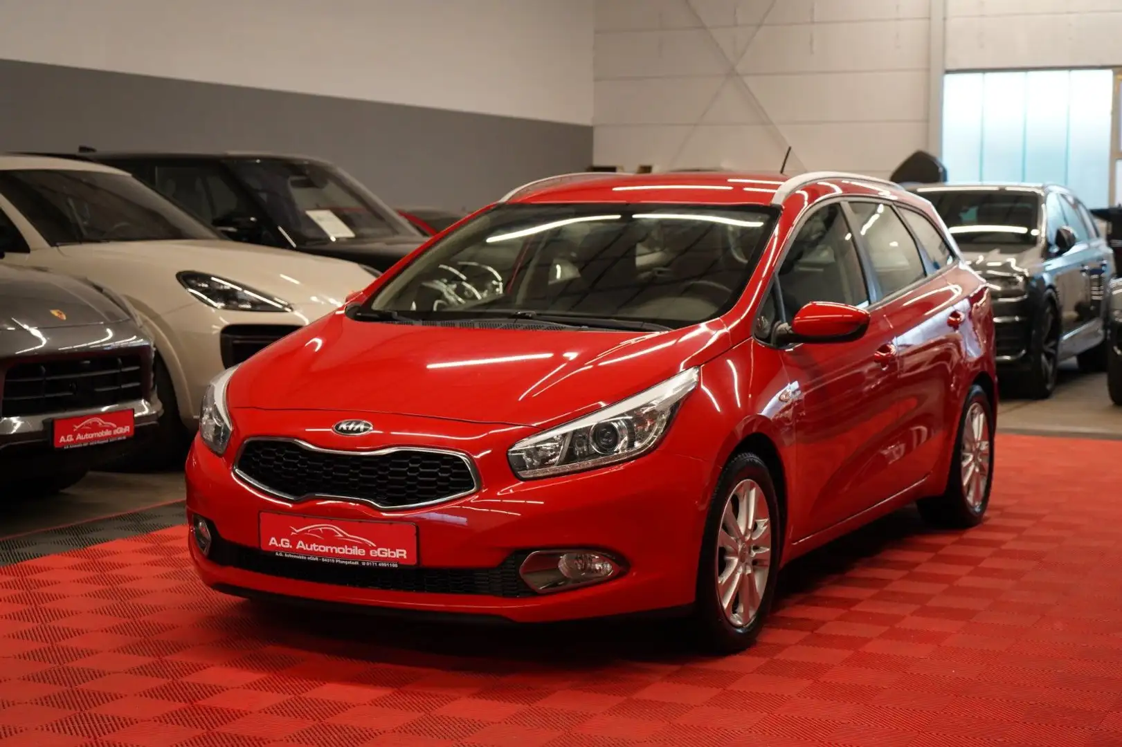 Kia Ceed / cee'd Ceed 1.4*1.Hand*MFL*Tempomat*Allwetter* Rouge - 1