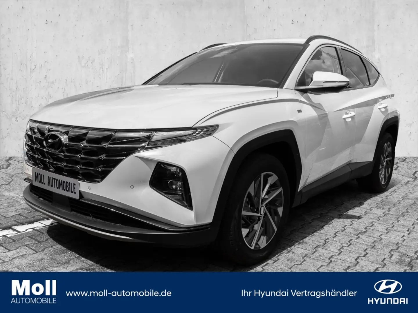 Hyundai TUCSON 4WD Trend Mild-Hybrid Navi Digitales Cockpit LED A Bílá - 1