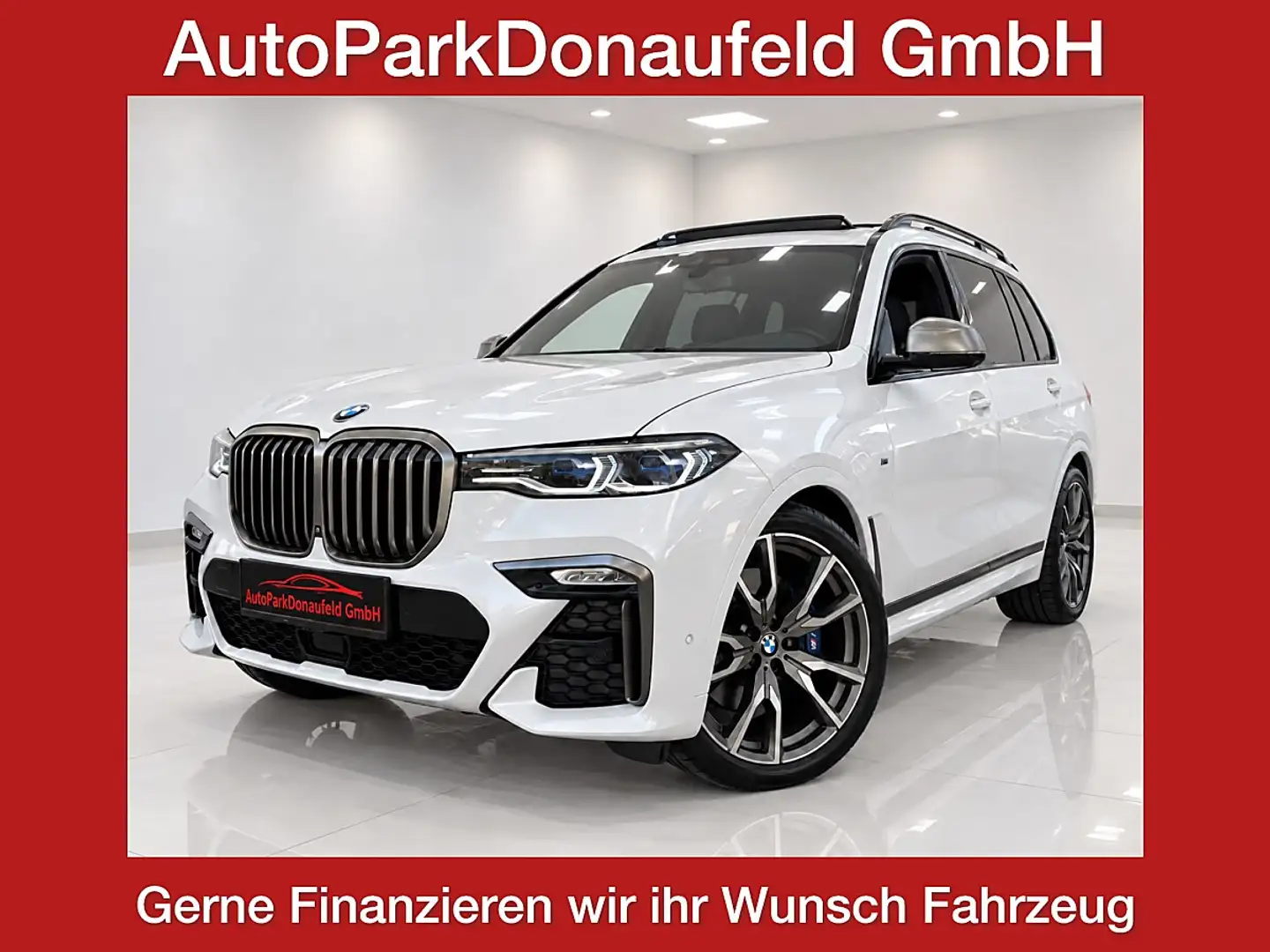 BMW X7 M 50i Aut.-Sky Lounge/7-Sitzer-Gepflegt-1-Besitz- Weiß - 1