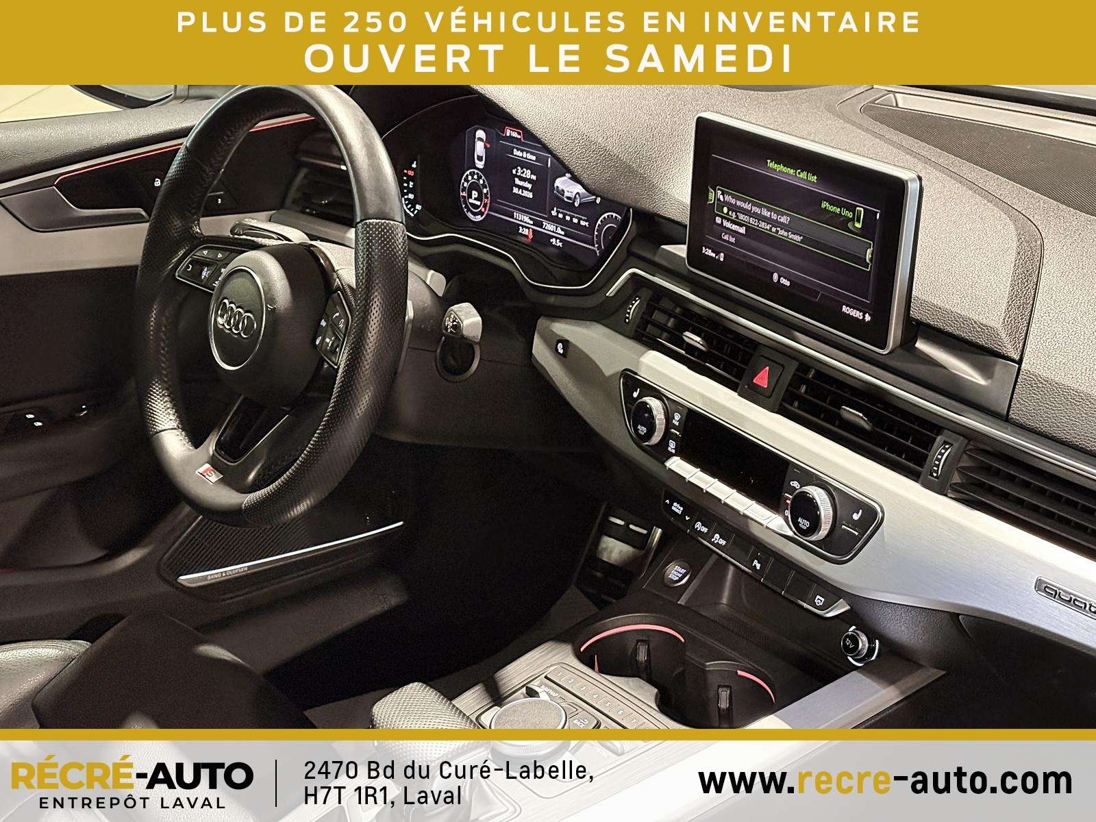 2018 Audi A5 TECHNIK S-LINE | QUATTRO | CUIR | TOIT PANO | B&O thumb 13