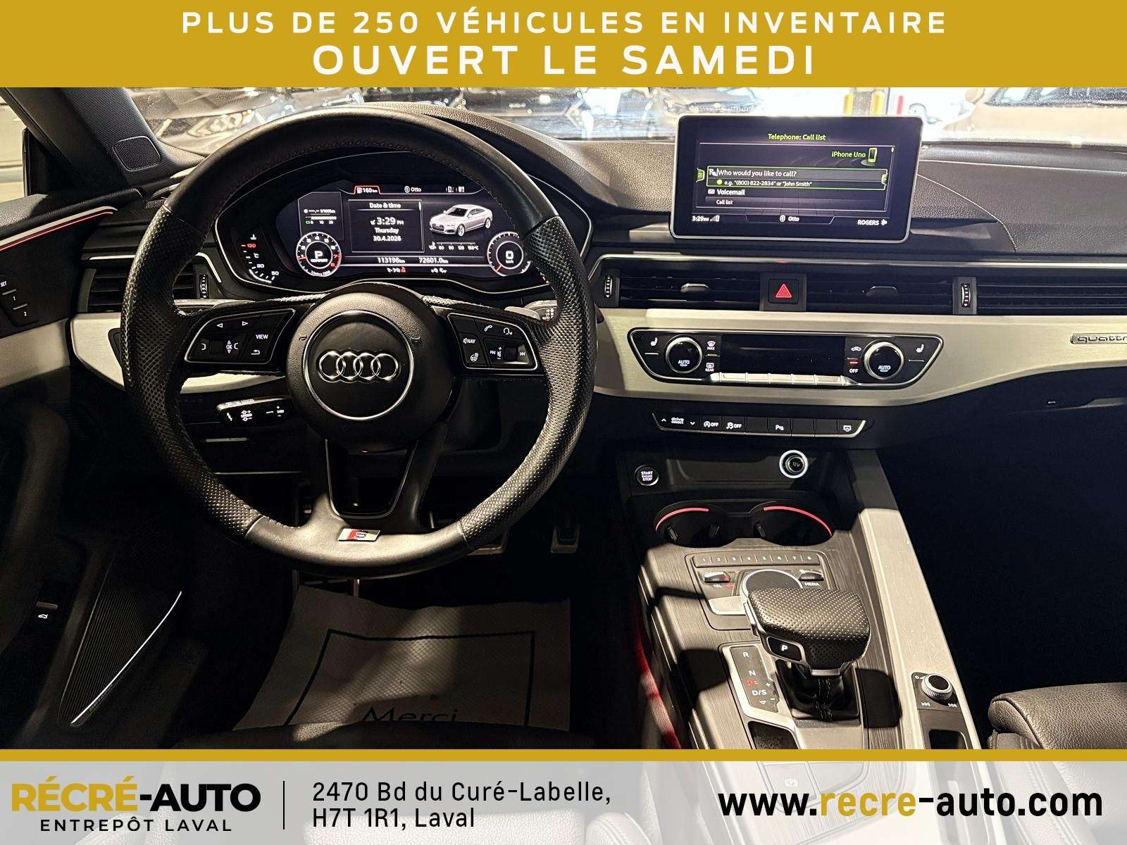 2018 Audi A5 TECHNIK S-LINE | QUATTRO | CUIR | TOIT PANO | B&O thumb 15