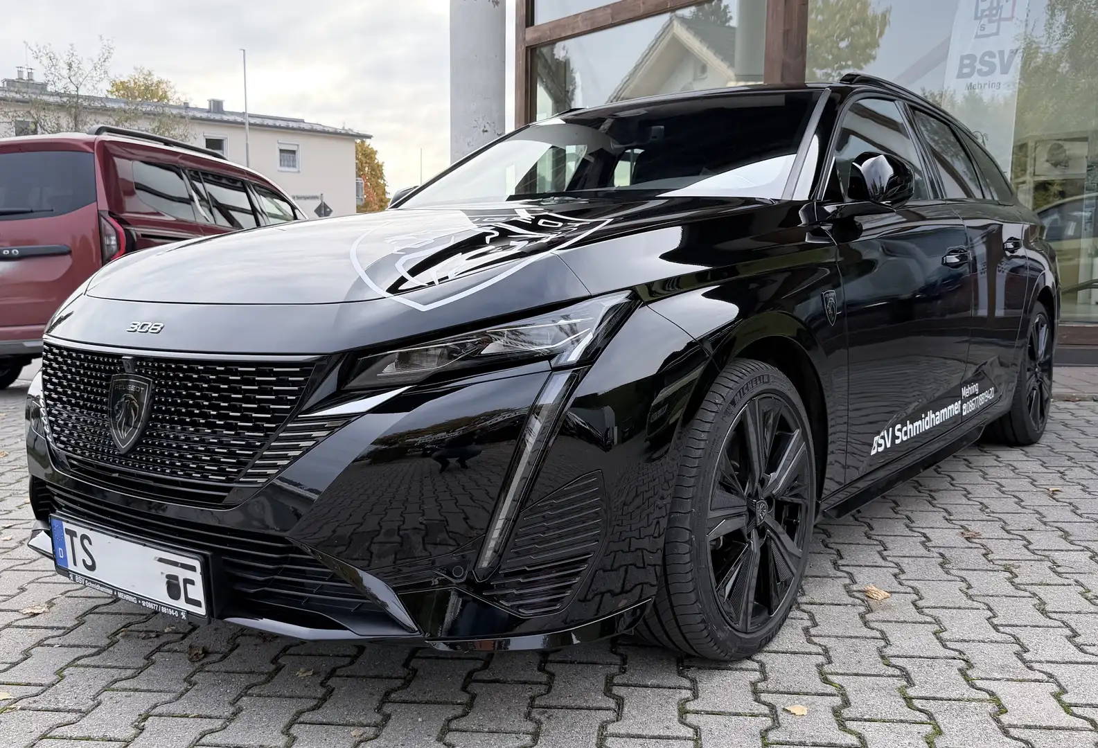 Peugeot 308 SW Hybrid 180 GT Schwarz - 1