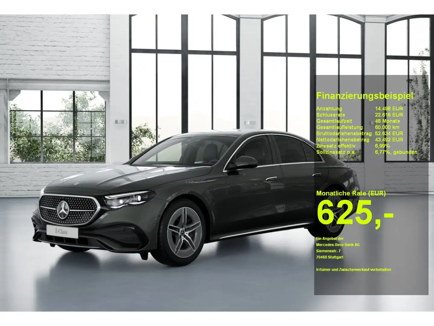 Mercedes-Benz E 300 e AMG/Distr./Mem.P/AHK/360°/Agility.Ctrl Grau - 1