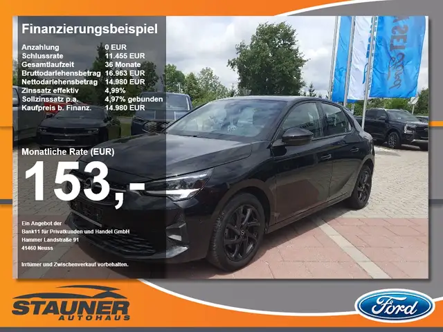 Opel Corsa F 1.2 Turbo GS Navi Kamera LED Kamera