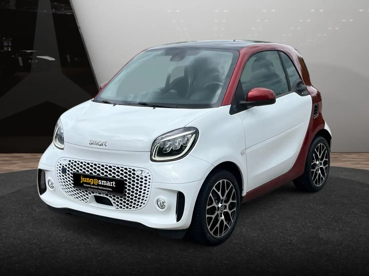 smart forTwo coupé 60kWed prime SHZ Pano PDC+Kamera Weiß - 2