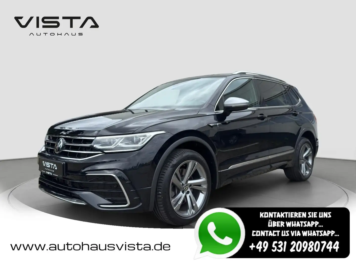 Volkswagen Tiguan Allspace R-Line 4MO*KAMERA*AHK*ACC*APP* Noir - 1