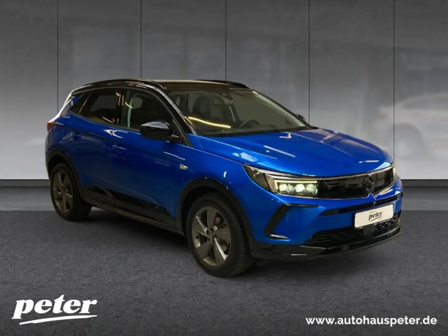 Opel Grandland Grandland 1.2 Turbo GS Line Klimaautomatik Alcanta Blau - 2