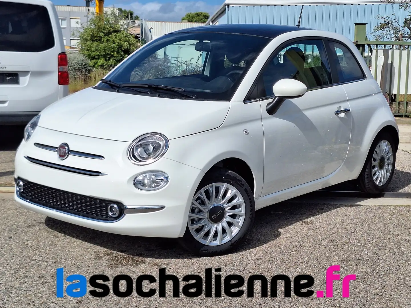 Fiat 500 1.0 70 ch Hybride BSG S/S Club Blanc - 1