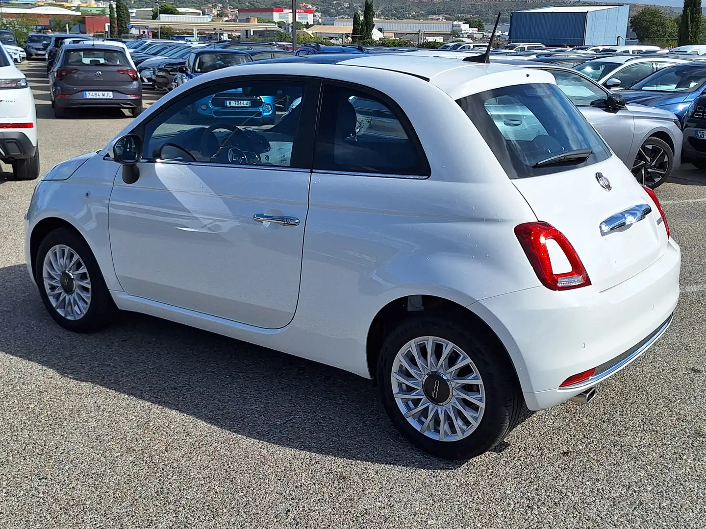 Fiat 500 1.0 70 ch Hybride BSG S/S Club Blanc - 2