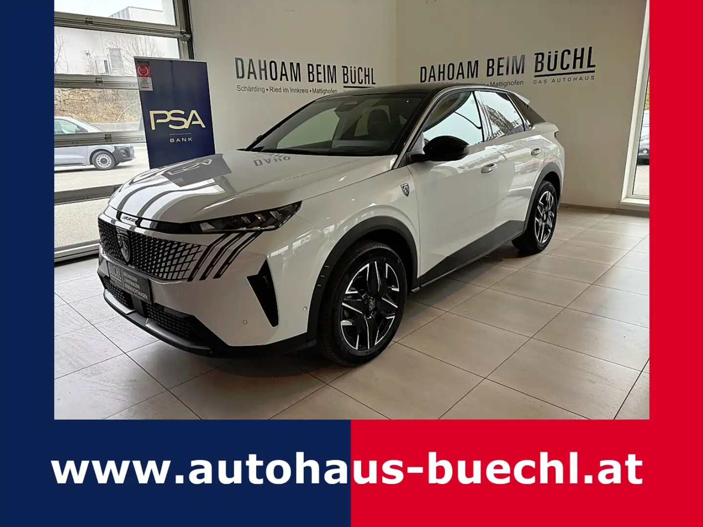 Peugeot 3008 GT Hybrid 145 e-DCS6 360 Vision & Drive Assist,... Weiß - 1