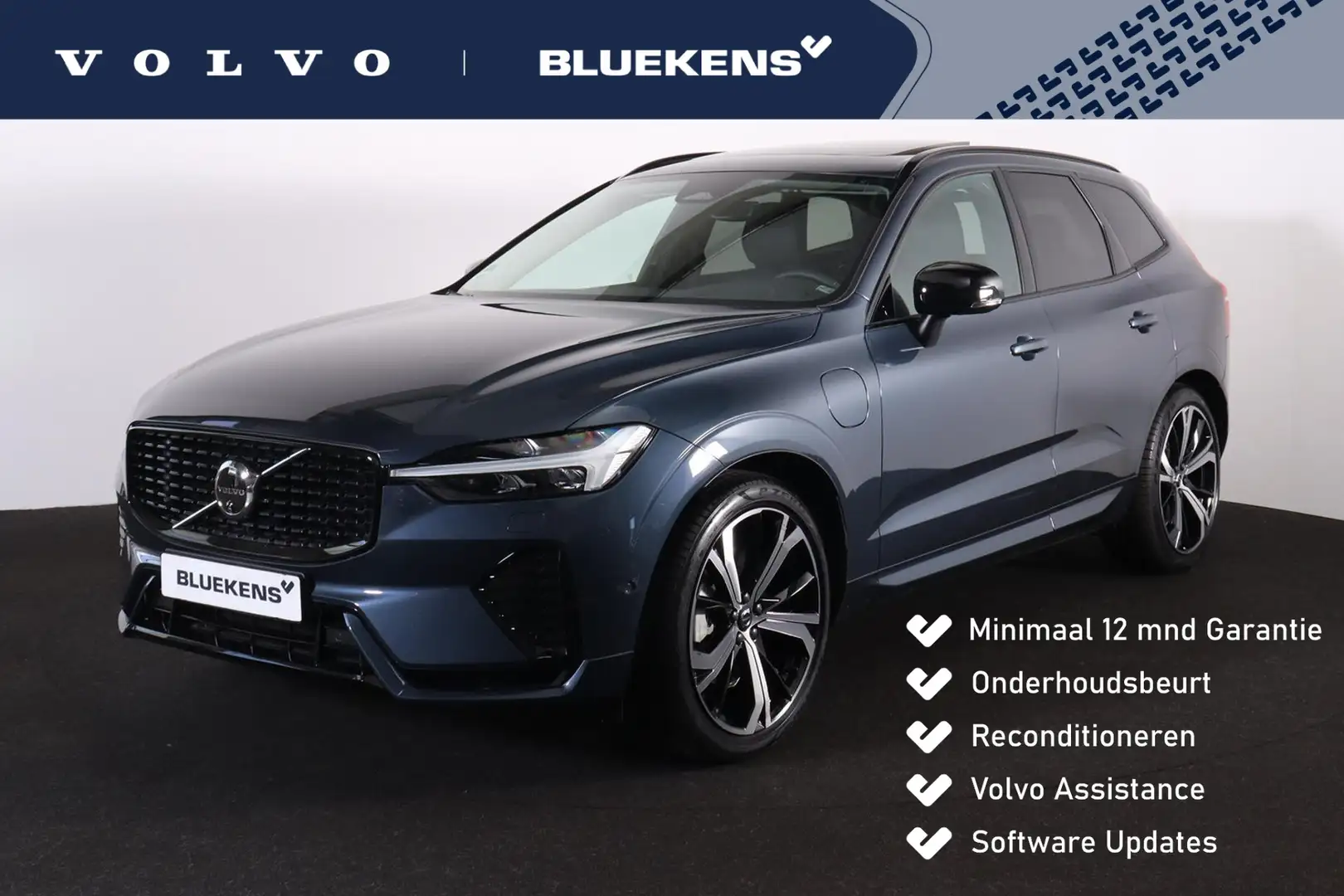 Volvo XC60 T8 Recharge AWD Plus Dark - LONG RANGE - Luchtveri Blauw - 1