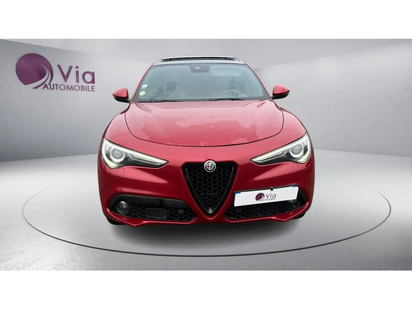 Alfa Romeo Stelvio Stelvio 2.2 D 210 BVA Lusso Q4 - CAMERA DE RECUL / TOIT OUVRANT Rouge - 2