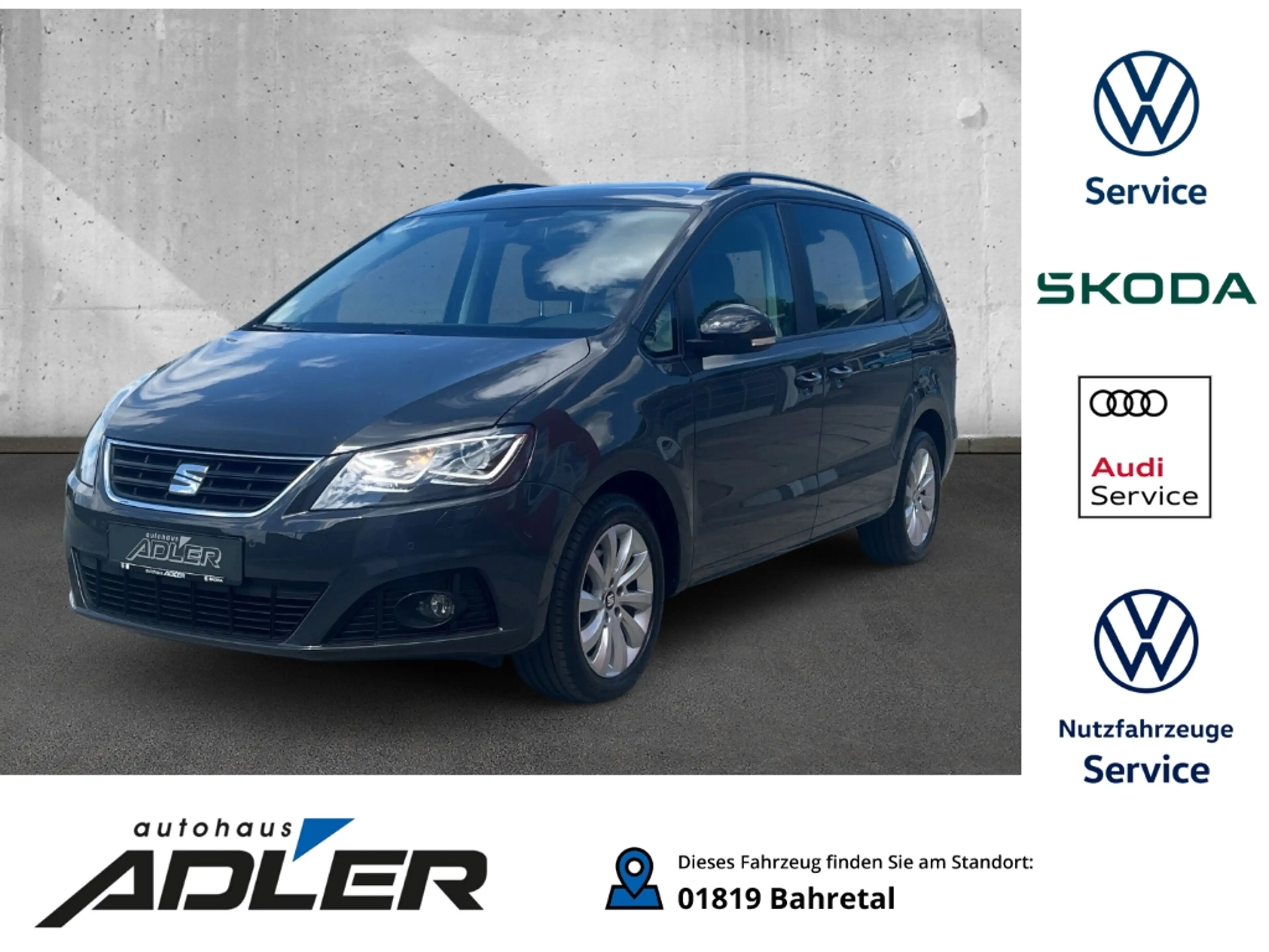 SEAT Alhambra Style 2.0 TDI KAMERA EL.SCHIEBE 3Z-KLIMA
