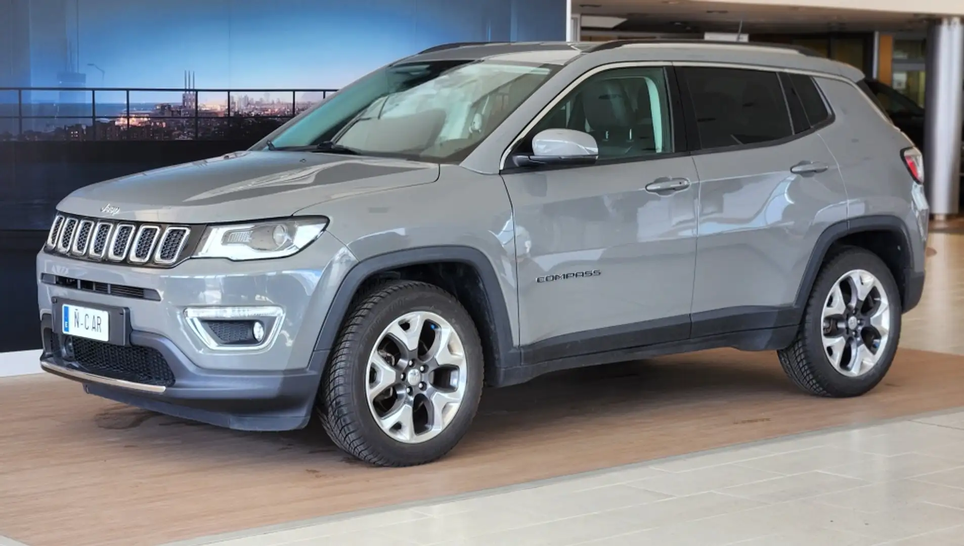 Jeep Compass 1.6 Mjt Limited 4x2 Gris - 2