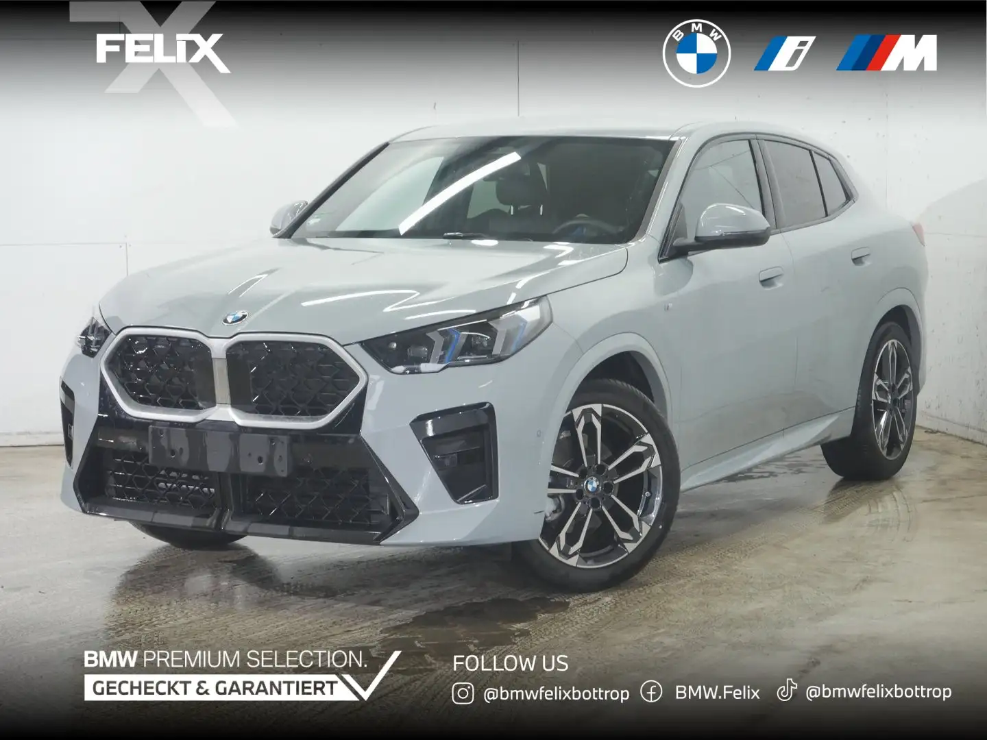 BMW X2 xDrive20d M SPORTPAKET+19" ALU+ANH.KUPPLUNG+HARMAN Grau - 1