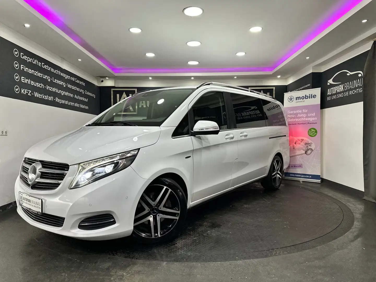 Mercedes-Benz V 220 CDI lang Avantgarde *BURMESTER*SZK*LEDER* Wit - 1