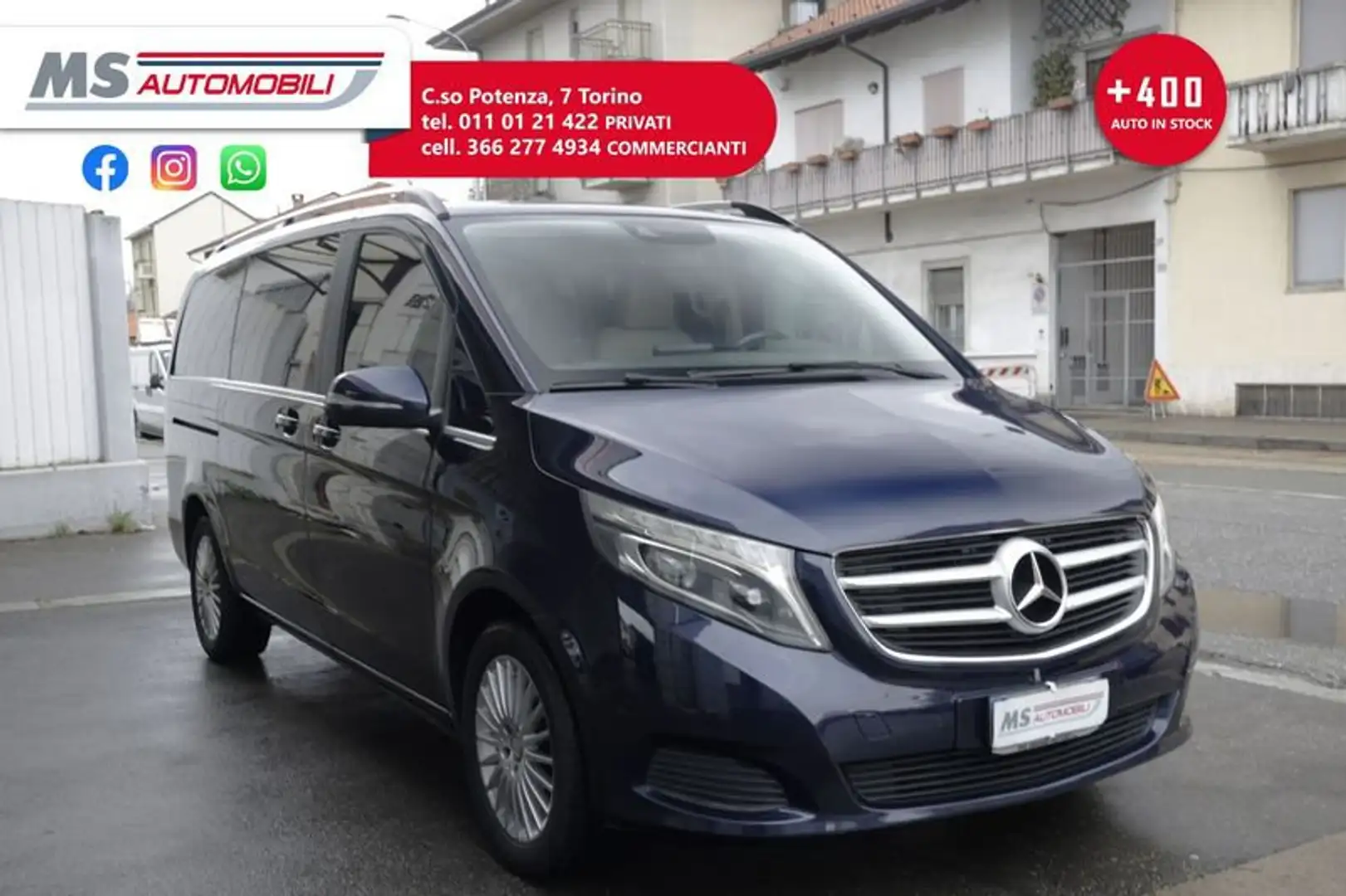 Mercedes-Benz V 220 V 220 CDI Sport Long IVA ESPOSTA  8 Posti letto U Blau - 1