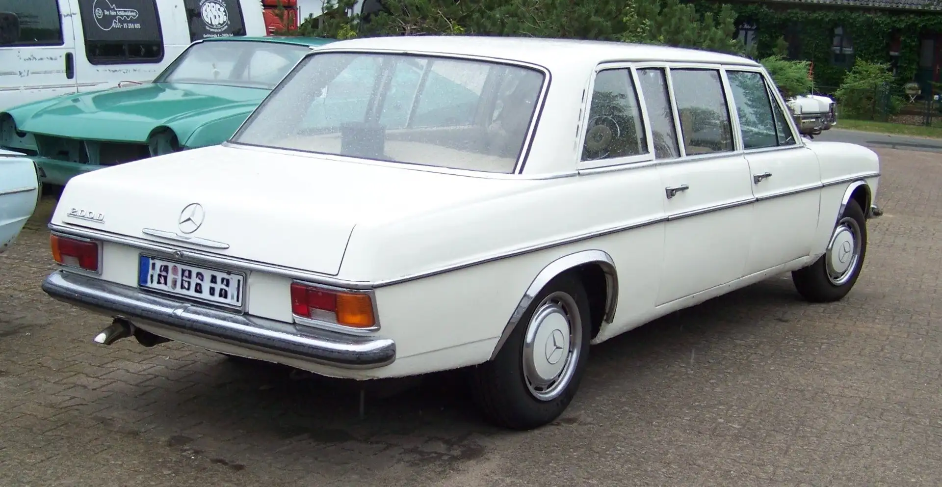 Mercedes-Benz 200 Mercedes TAXI/LIMO 8-Sitzer Oldtimer Bílá - 2