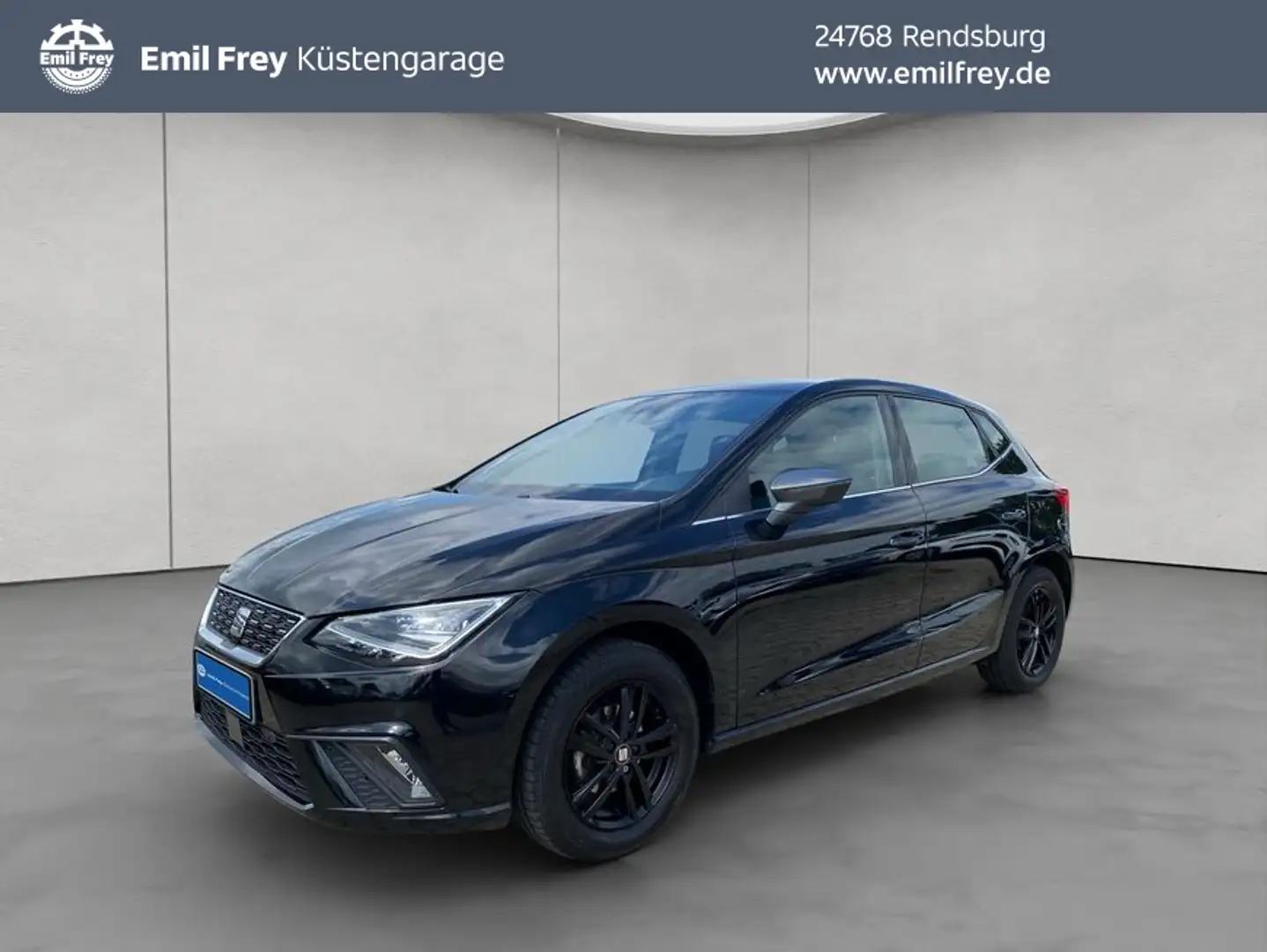 SEAT Ibiza 1.0 TSI XCELLENCE NAV LED SHZ RFK PDC FULL Schwarz - 1