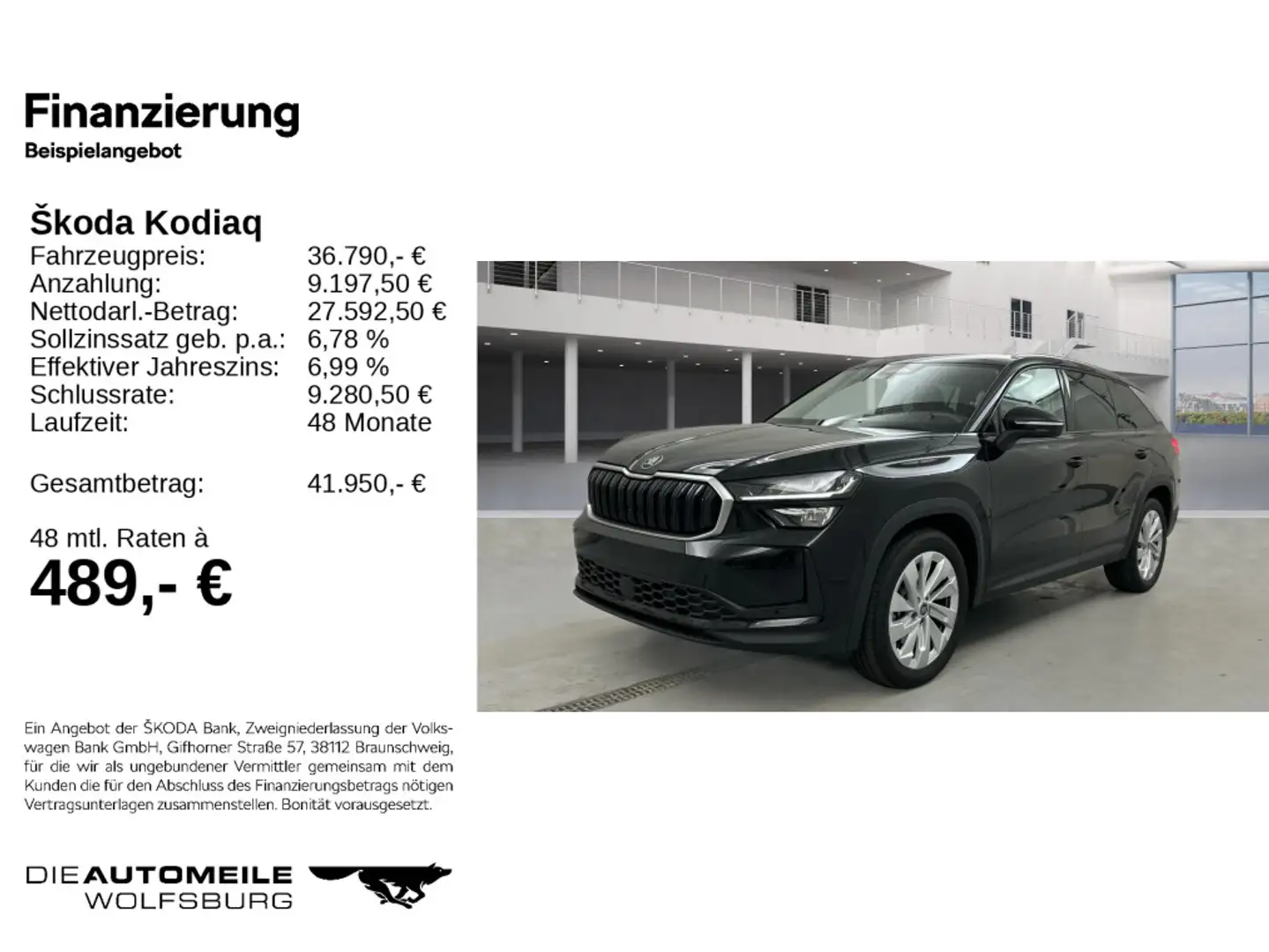Skoda Kodiaq 1.5 TSI DSG Selection Schwarz - 2