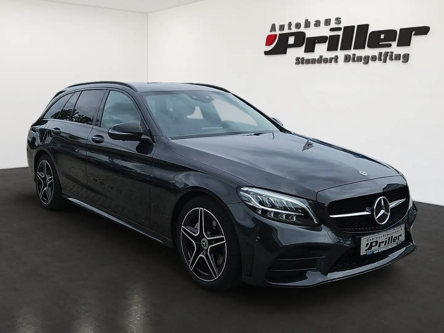 Mercedes-Benz C 220 C220d T-Modell Night Edition/NAVI/LED/AMG-Line Gris - 2