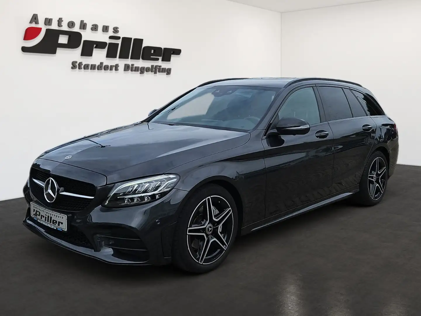 Mercedes-Benz C 220 C220d T-Modell Night Edition/NAVI/LED/AMG-Line Gris - 1