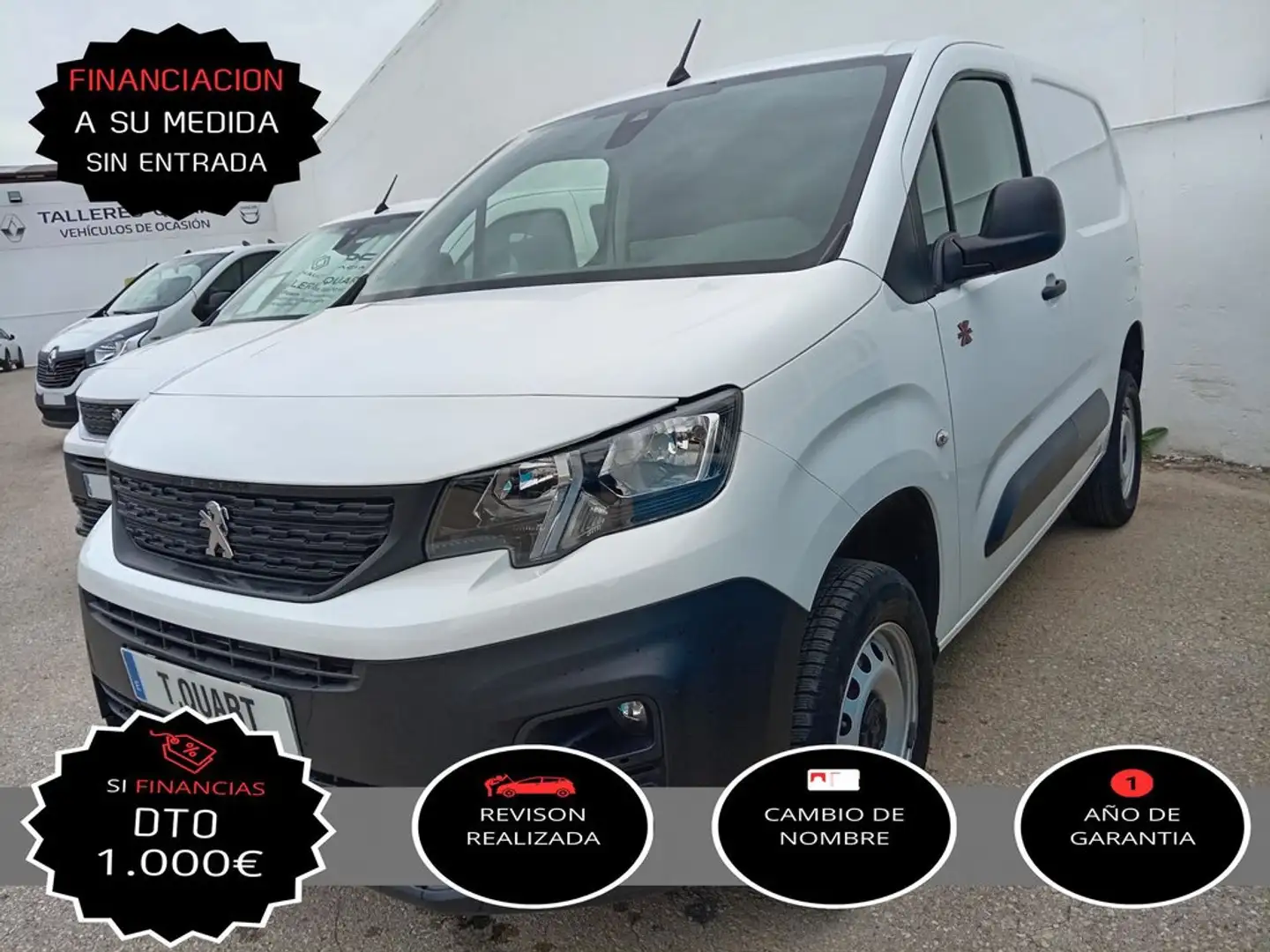 Peugeot Partner 1.5BlueHDI S&S Premium Standard 600kg 130 Blanco - 1