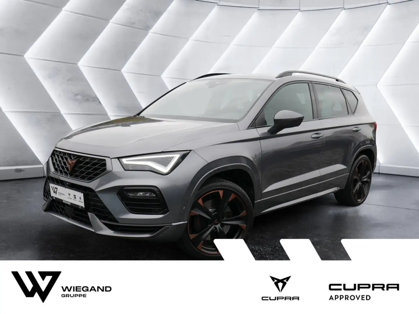 CUPRA Ateca 2.0 TSI 4Drive COPPER BEATS PANO AHK Grau - 1