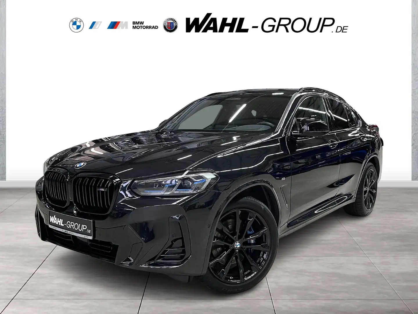BMW X4 M 40d HEAD-UP HIFI LASER AHK KEYLESS ALU 20" Noir - 1