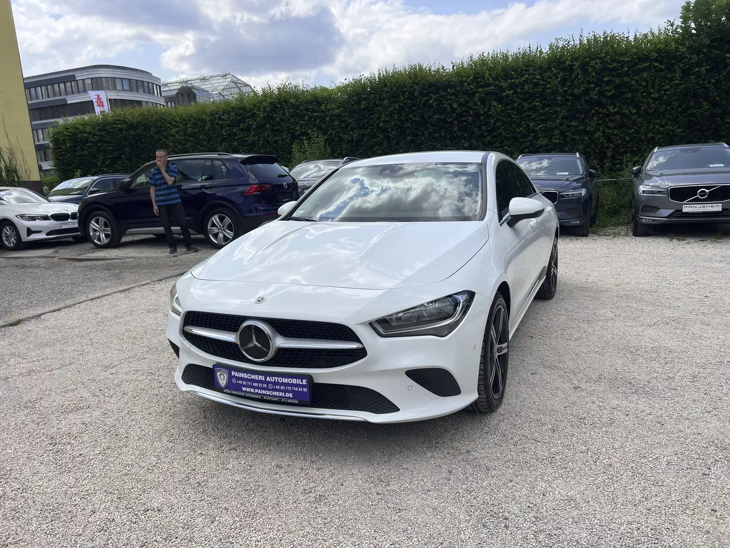 Mercedes-Benz CLA 200 d Progressive ACC+KAMERA+LEDER+AMBIENTE+TOTWINKEL Weiß - 2