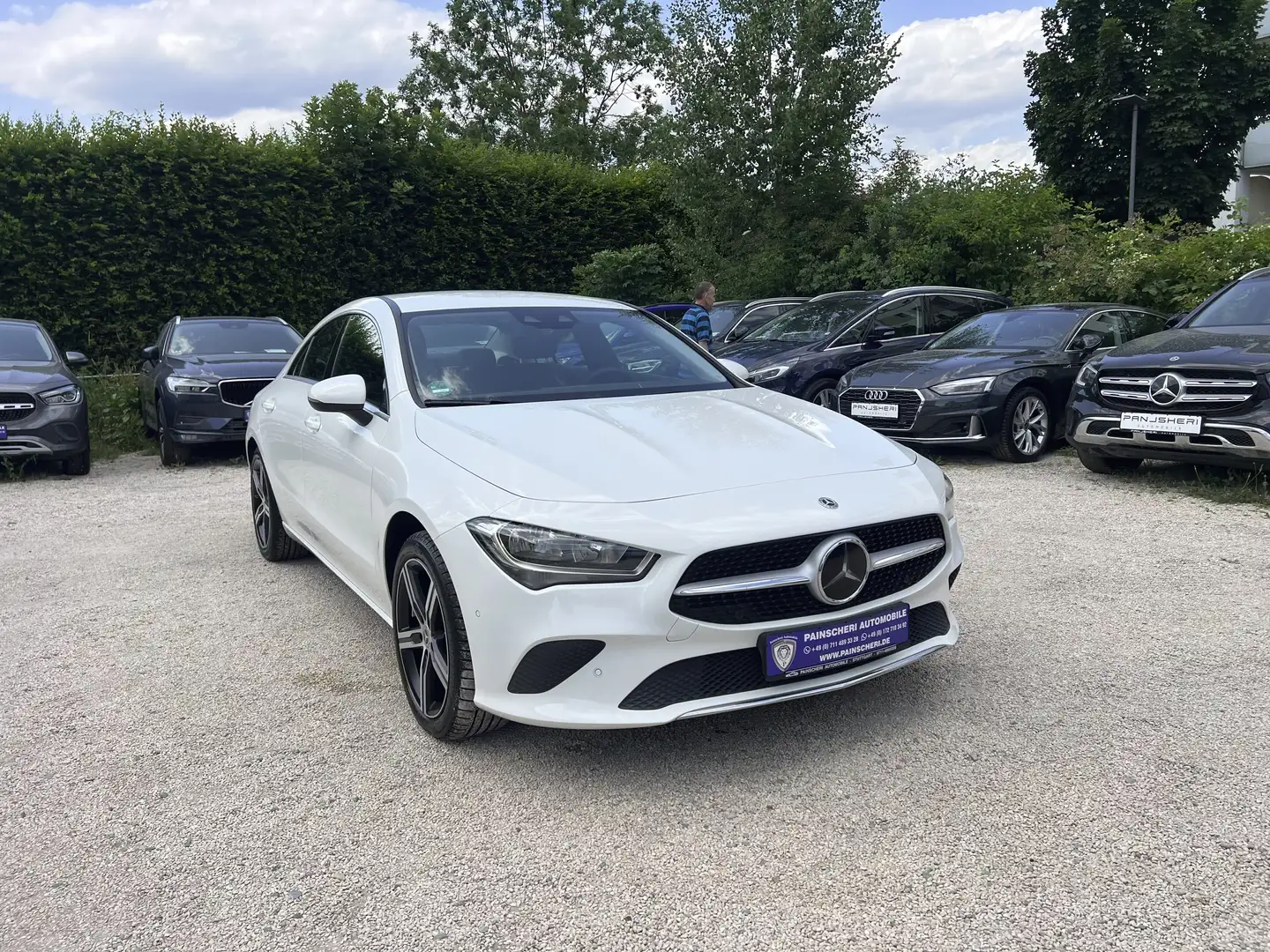 Mercedes-Benz CLA 200 d Progressive ACC+KAMERA+LEDER+AMBIENTE+TOTWINKEL Weiß - 1