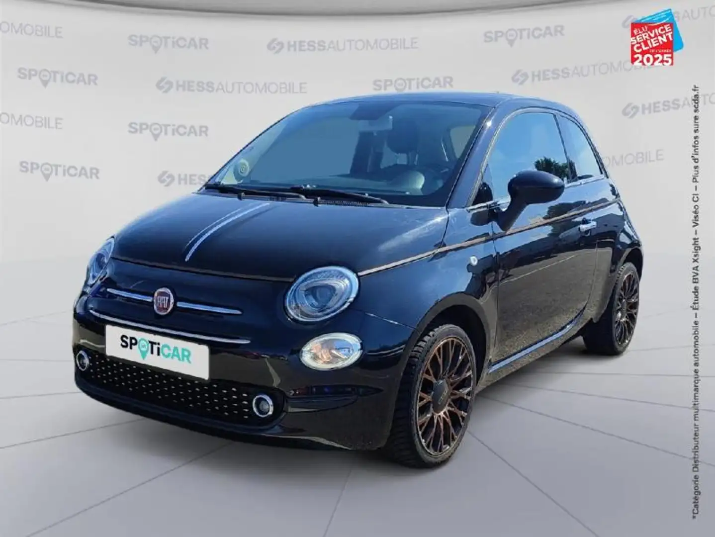Fiat 500e 1.2 8v 69ch Eco Pack Collezione Fall Euro6d Negro - 1
