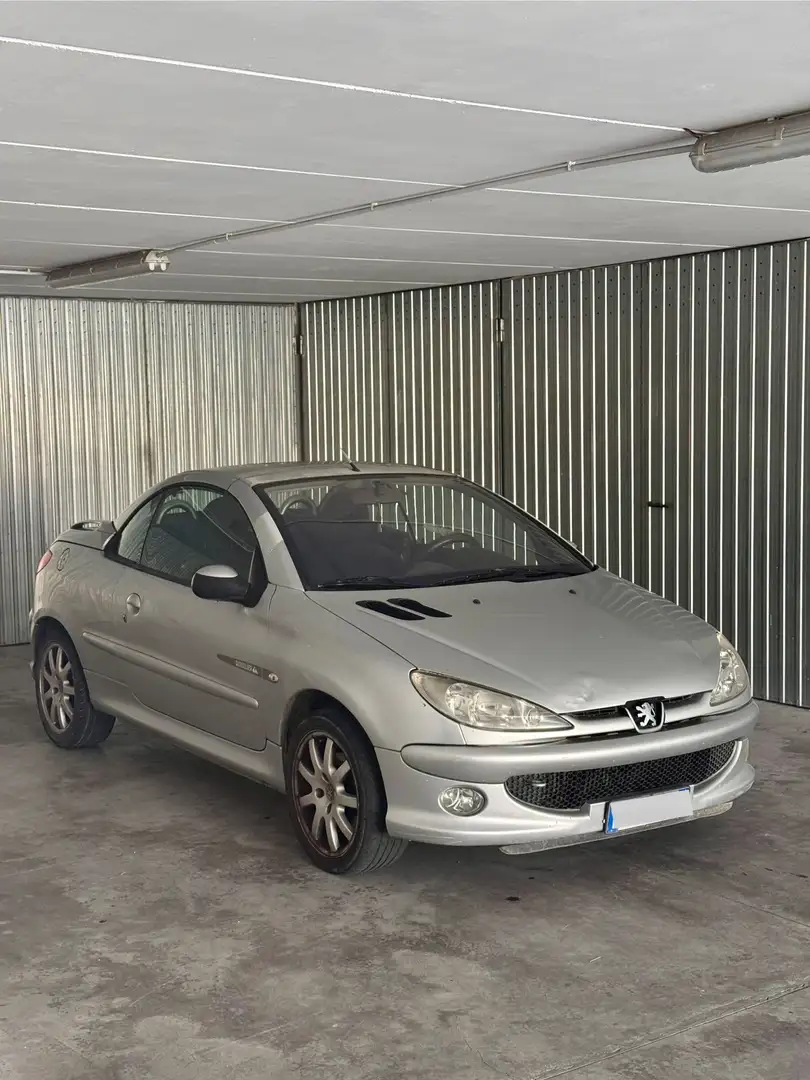 Peugeot 206 CC 1.6 hdi 16v Quicksilver fap Argento - 2