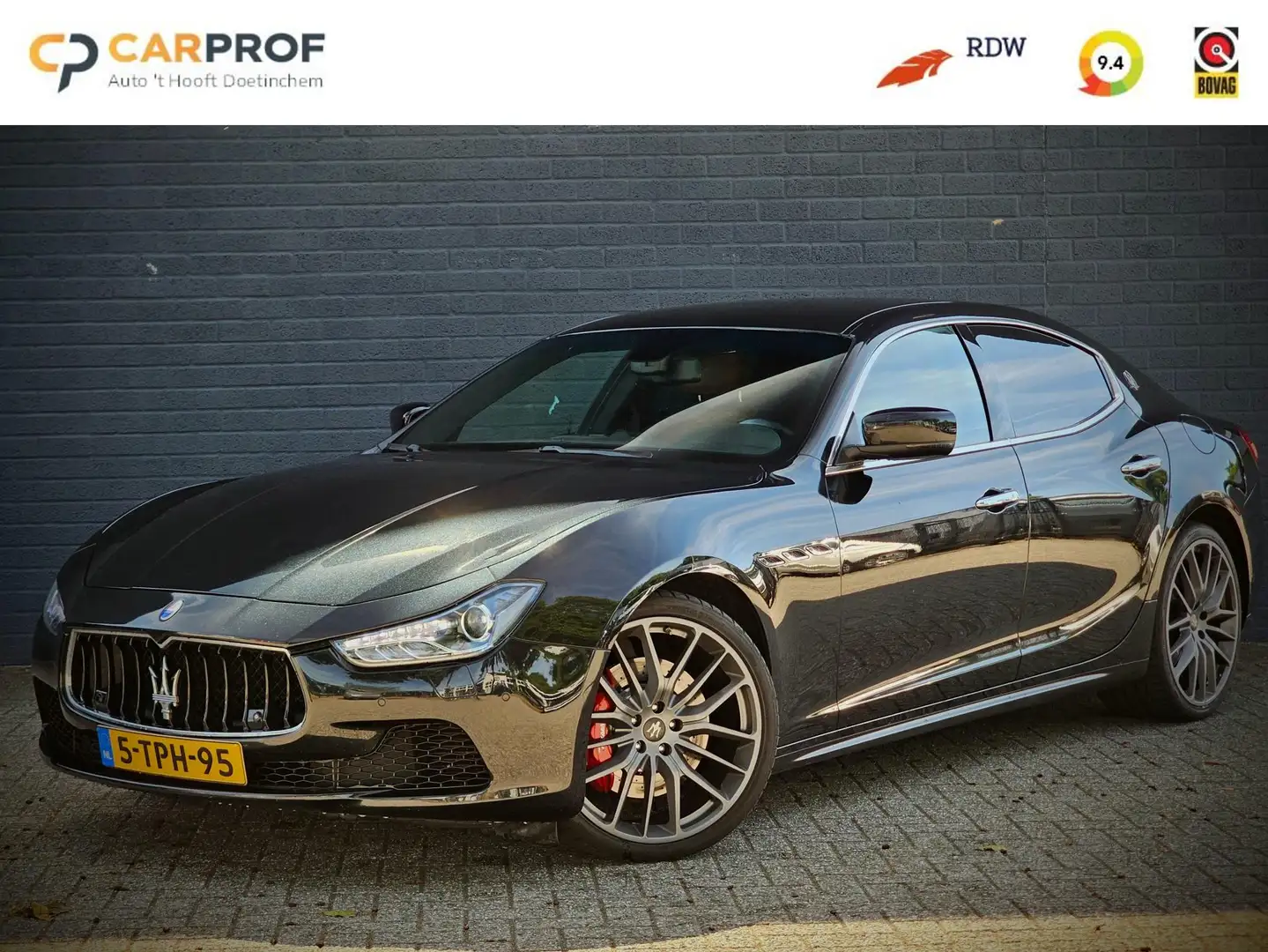 Maserati Ghibli 3.0 S Q4 ORIG. NL AUTO / CARBON INTERRIEUR / SPORT Zwart - 1
