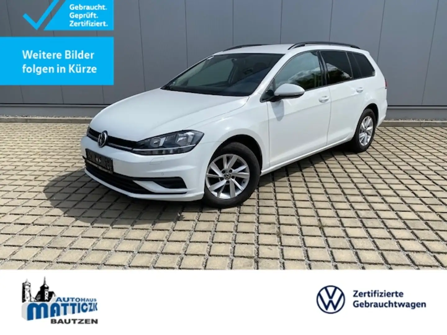 Volkswagen Golf Variant VII Variant 1.6 TDI NAVI/BUSINESS/TEL.-VORB./PDC/ Weiß - 1