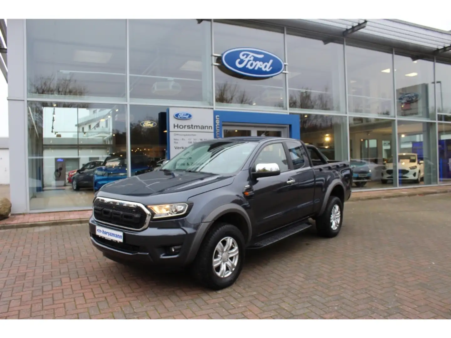 Ford Ranger XLT EXTRACAB, AHK, BEH. WSS & SITZE, KLIMA, LM Grau - 1