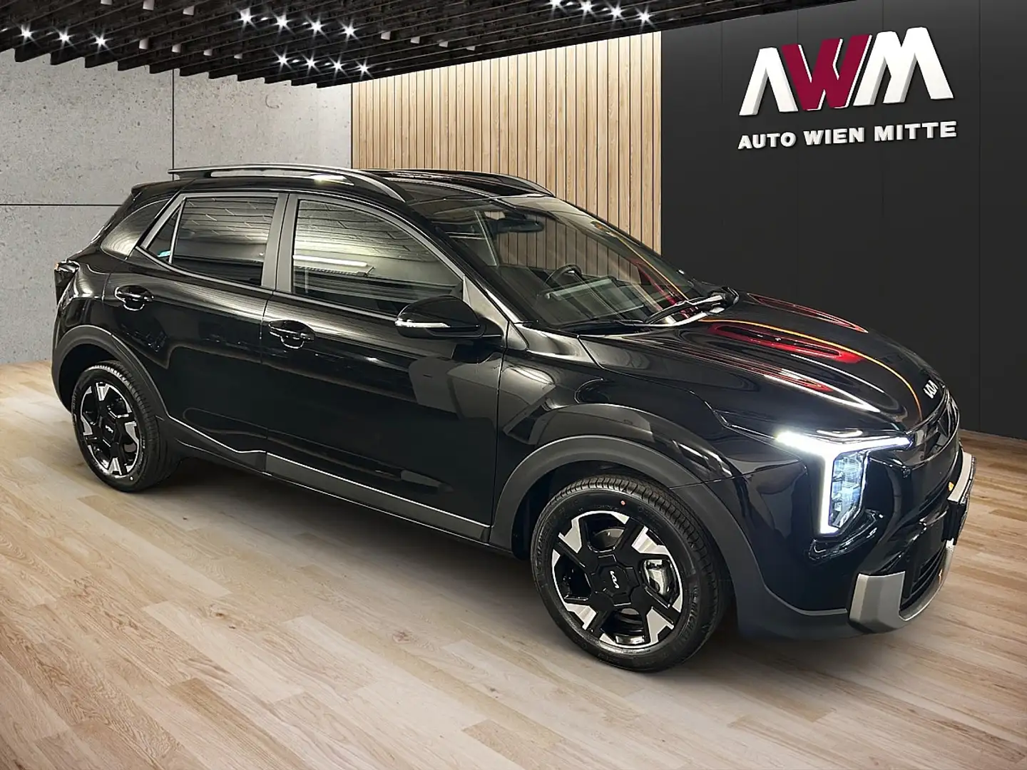 Kia Stonic 1,0 TGDI GPF ISG Silber Schwarz - 2