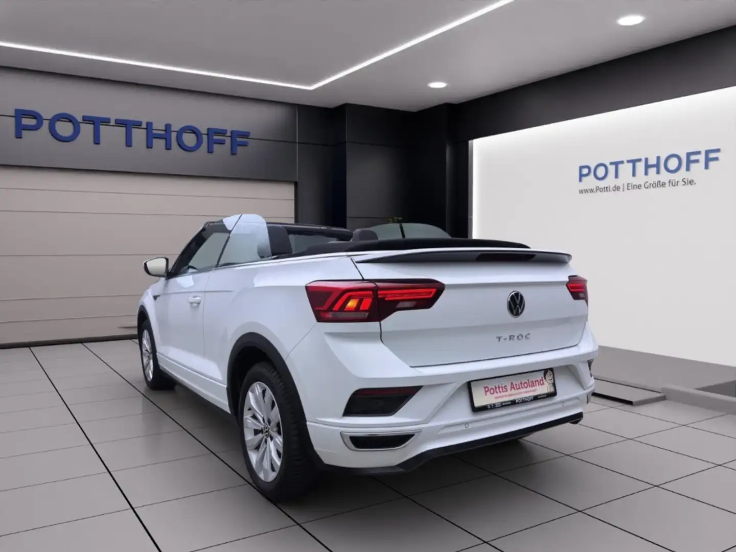 Volkswagen T-Roc Cabriolet 1.5 TSI DSG R-LINE NAVI SITZHZG KLIMA PD Weiß - 2