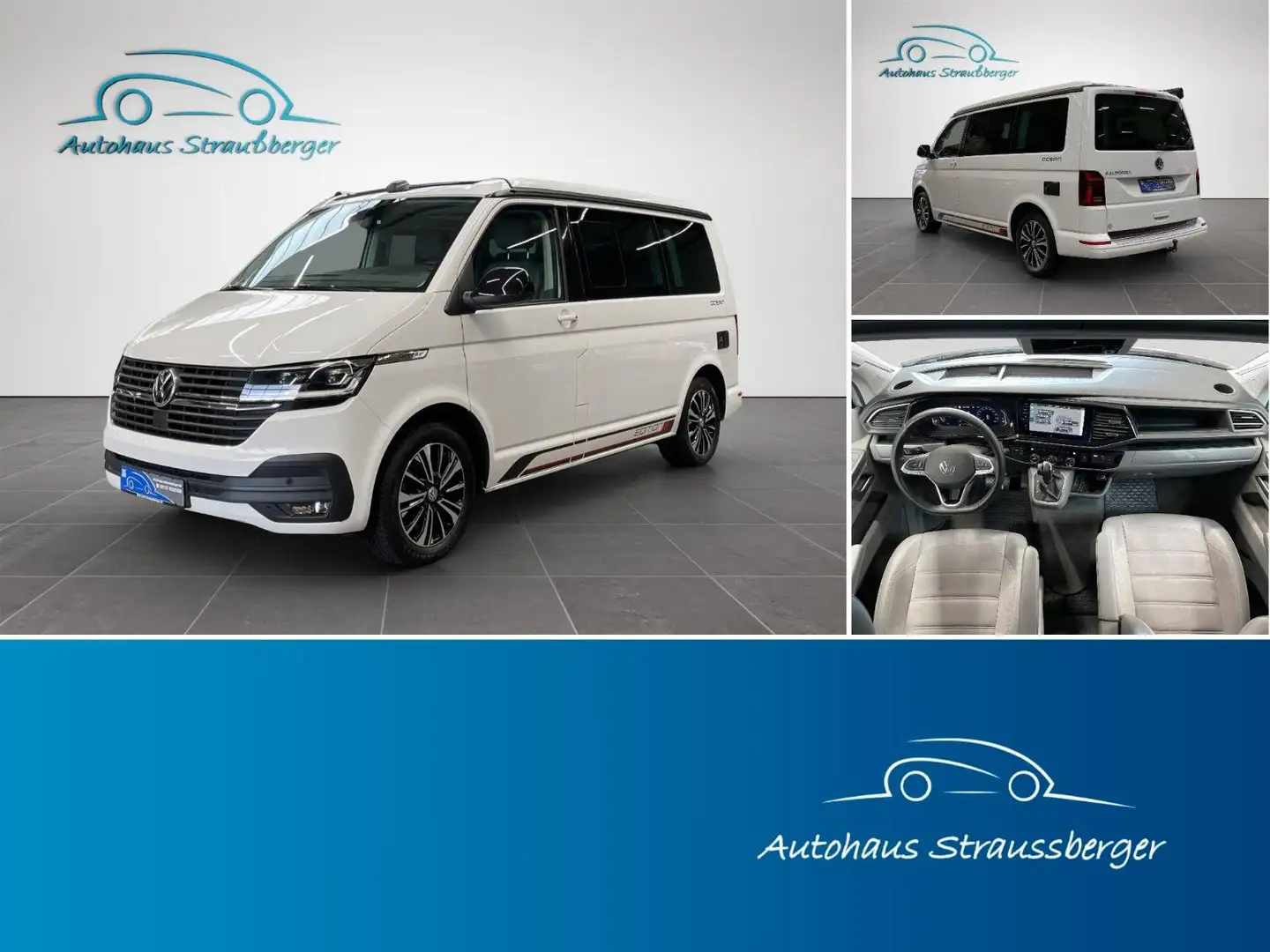 Volkswagen T6 California T6.1 California Ocean Edition AHK RFK ACC STHZ Weiß - 1