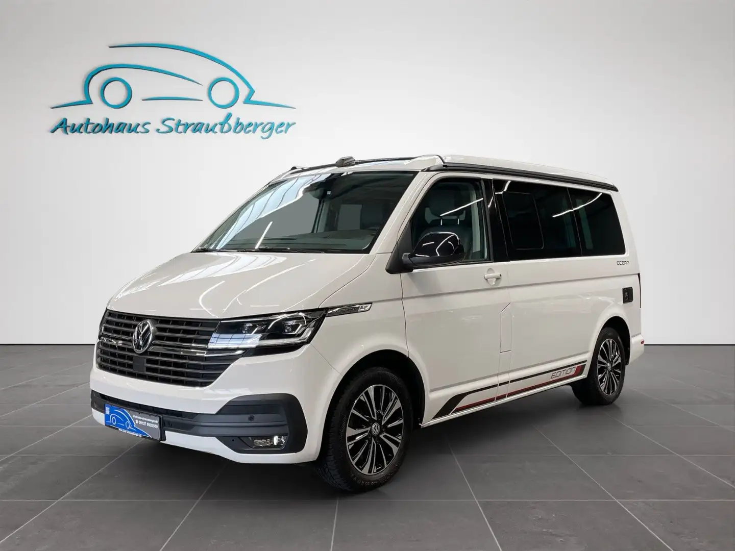 Volkswagen T6 California T6.1 California Ocean Edition AHK RFK ACC STHZ Weiß - 2