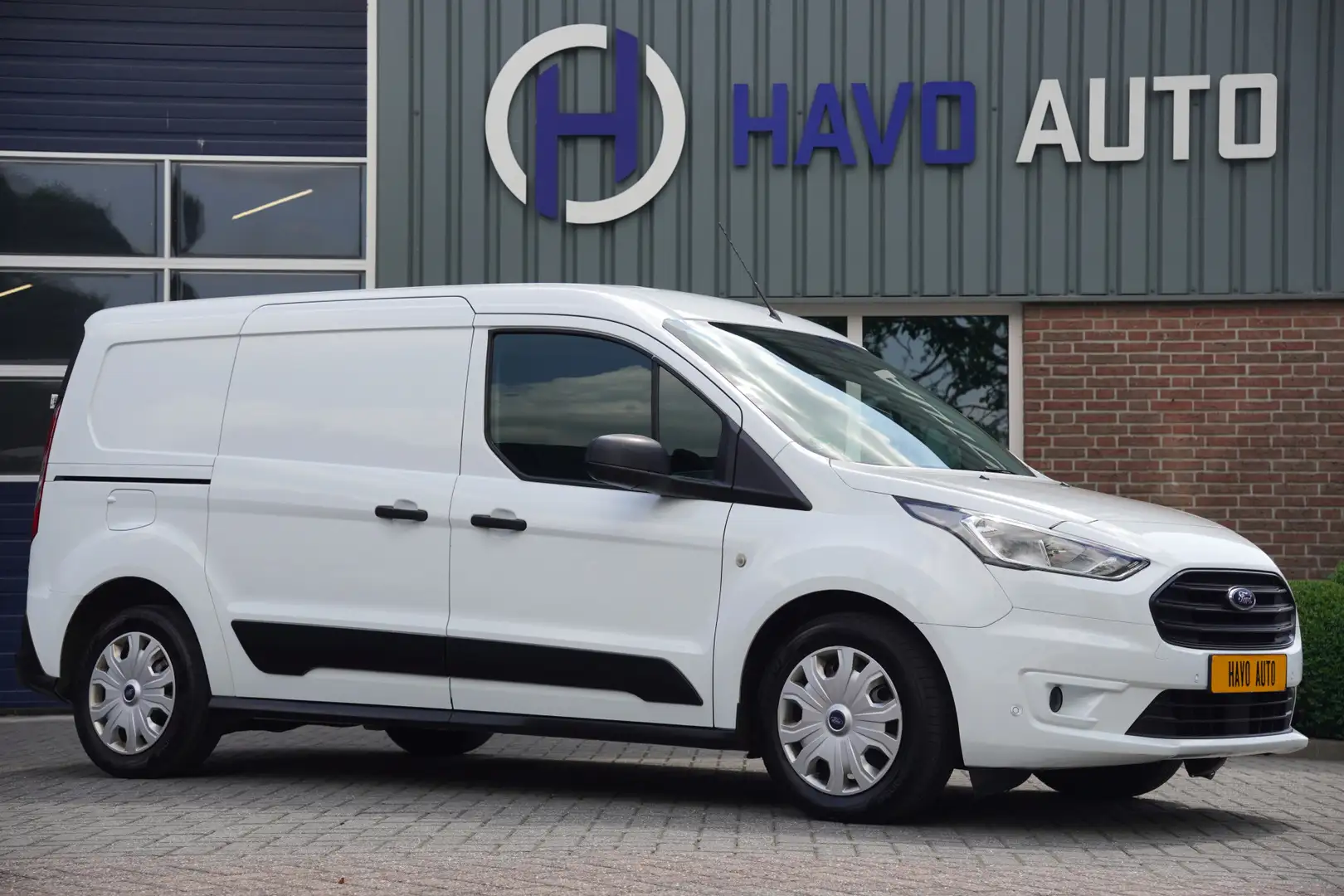 Ford Transit Connect 1.0 Benzine L2 Trend, AIRCO, TREKHAAK, 3-ZITS, CRU Blanc - 1