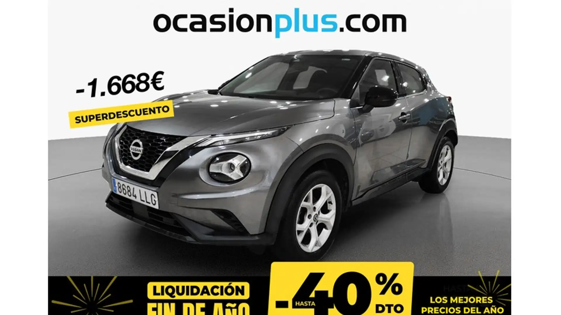 Nissan Juke 1.0 DIG-T Acenta 4x2 DCT 7 117 Gris - 1