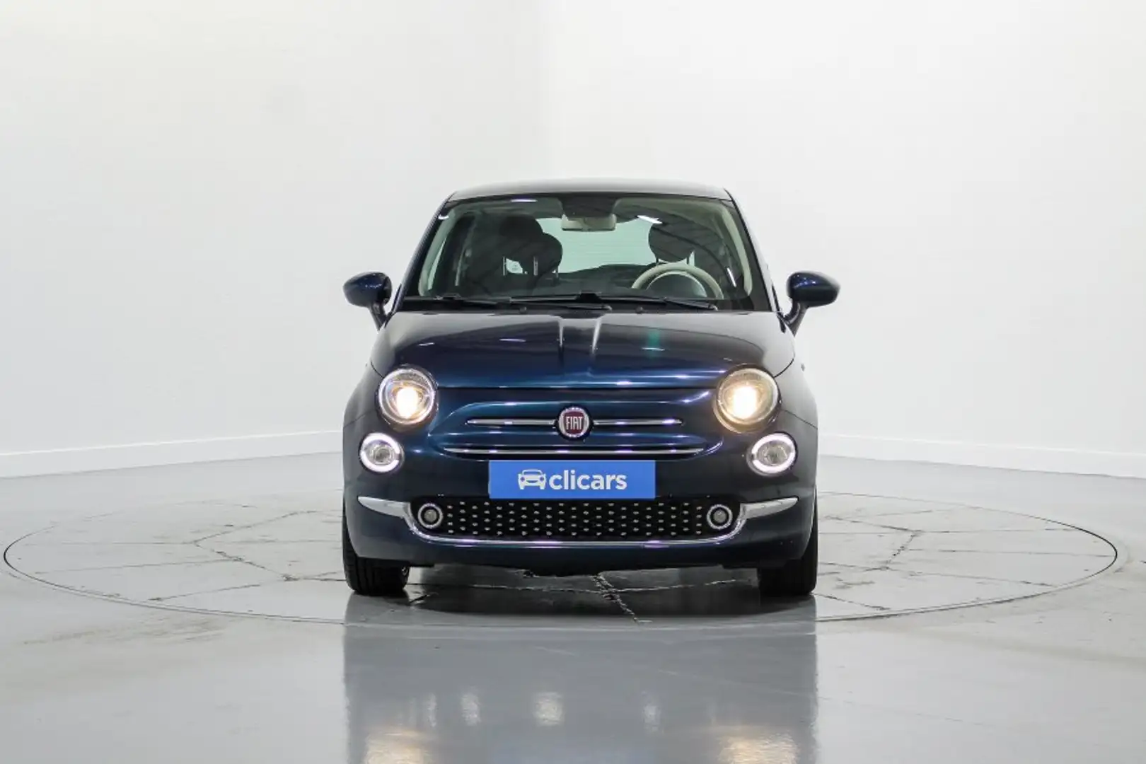 Fiat 500 1.0 Hybrid Monotrim 52kW Blauw - 2